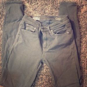 Gap skinny jeans in seafoam color